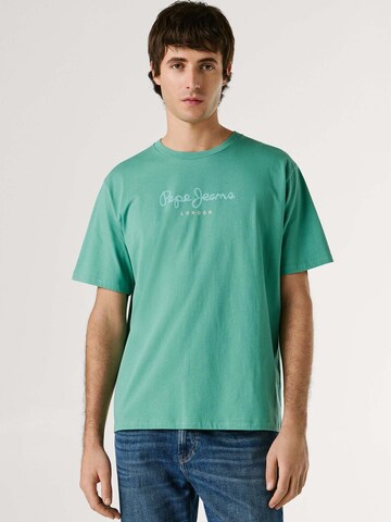 Pepe Jeans Shirt 'Eggo N' in Groen: voorkant