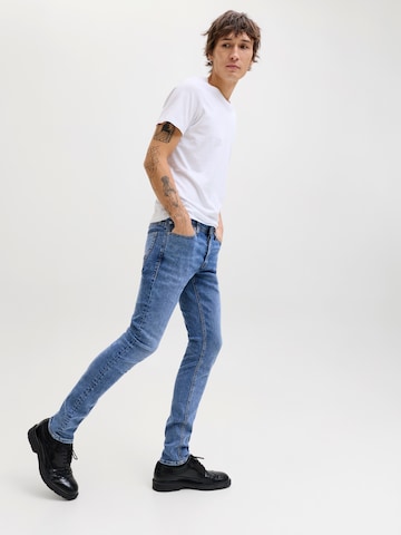 JACK & JONES Slimfit Jeans 'JJIGLENN JJORIGINAL' i blå