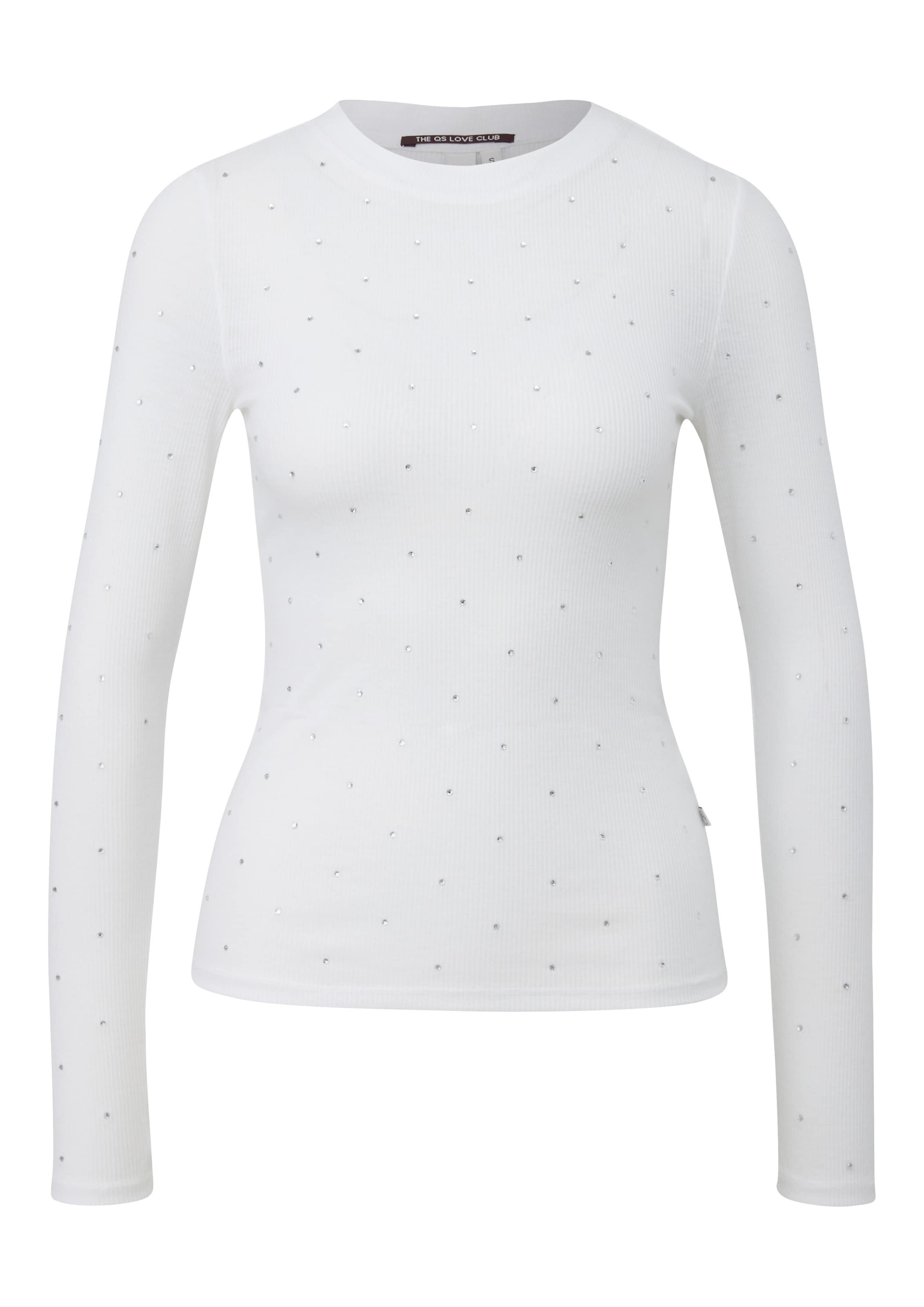 QS Shirt in Weiß: Vorderseite