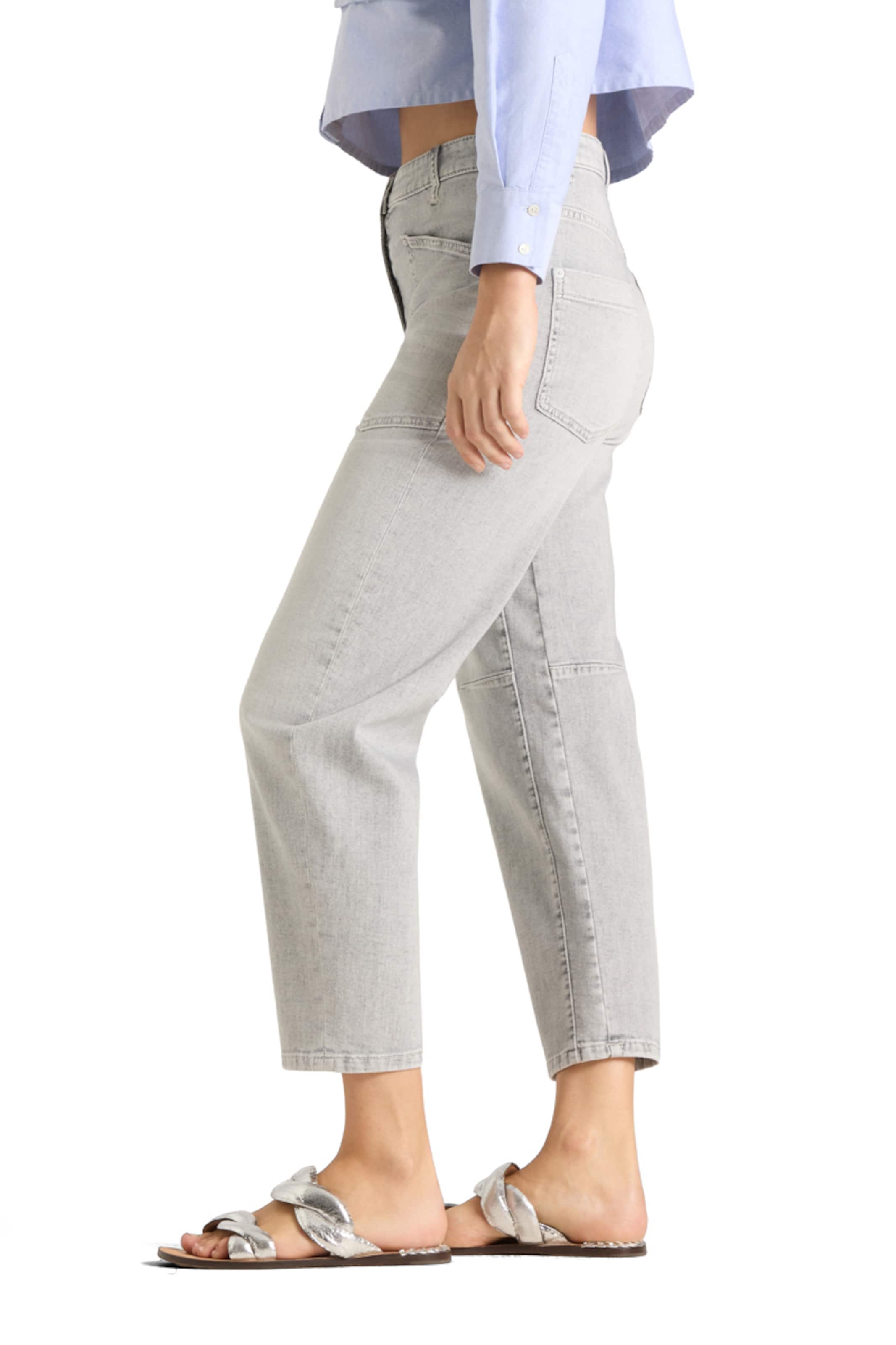 Cambio Regular Jeans ' Ocean' in Grey