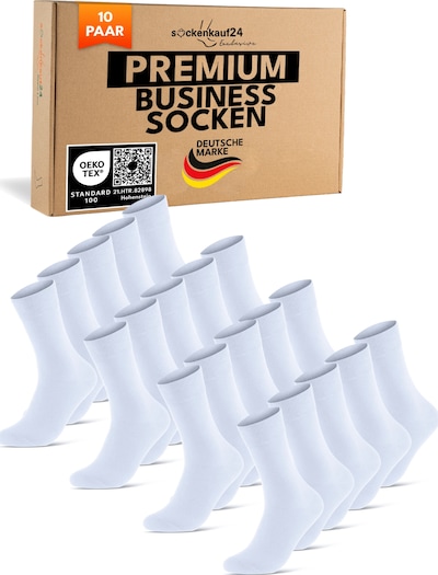 sockenkauf24 Socken 'Business Socken' in 35-38 in weiß, Produktansicht