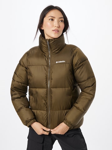 COLUMBIA Outdoor Jacket 'Puffect™' in Green: front