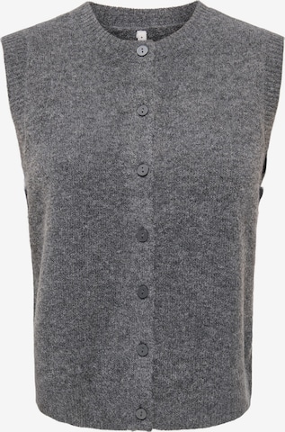 ONLY - Chaleco de punto 'OLIVIA' en gris: frente