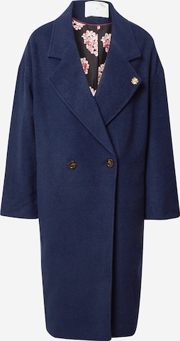 Fabienne Chapot Between-Seasons Coat 'Beth' in Blue: front