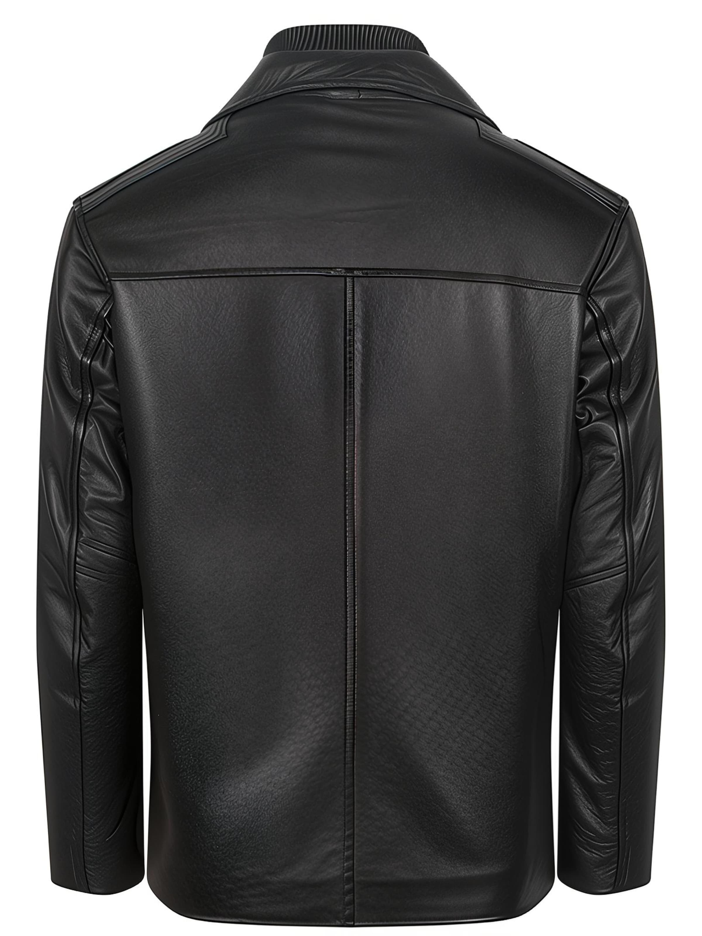 CYCAS D'OR Overgangsjakke 'FLEX PARKA - 2 IN 1' i sort