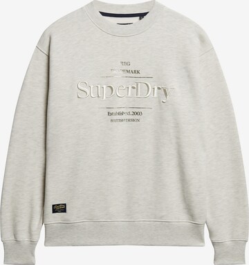 Sweat-shirt 'Luxe' Superdry en beige : devant