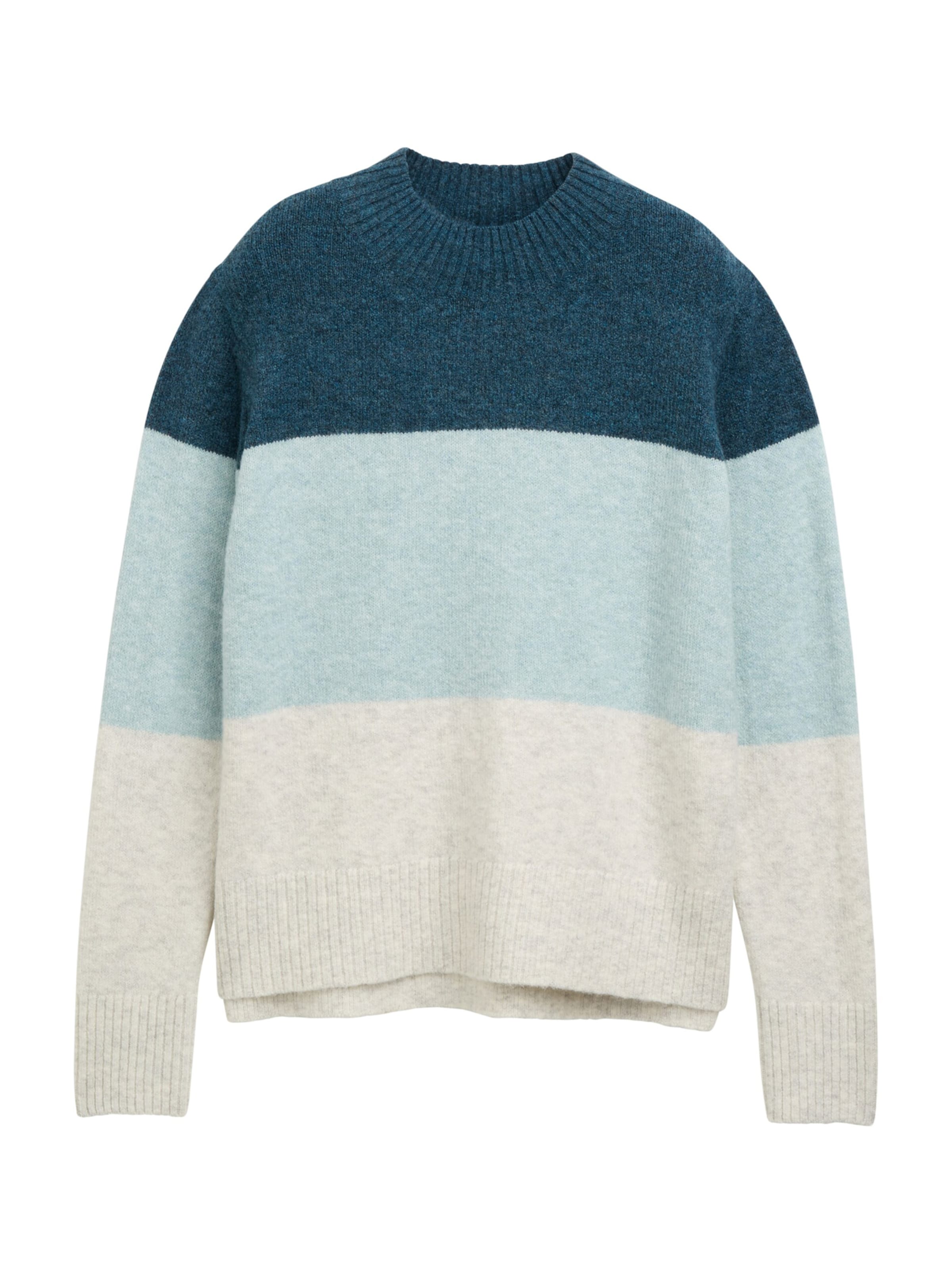 TOM TAILOR DENIM Sweater in Green: front