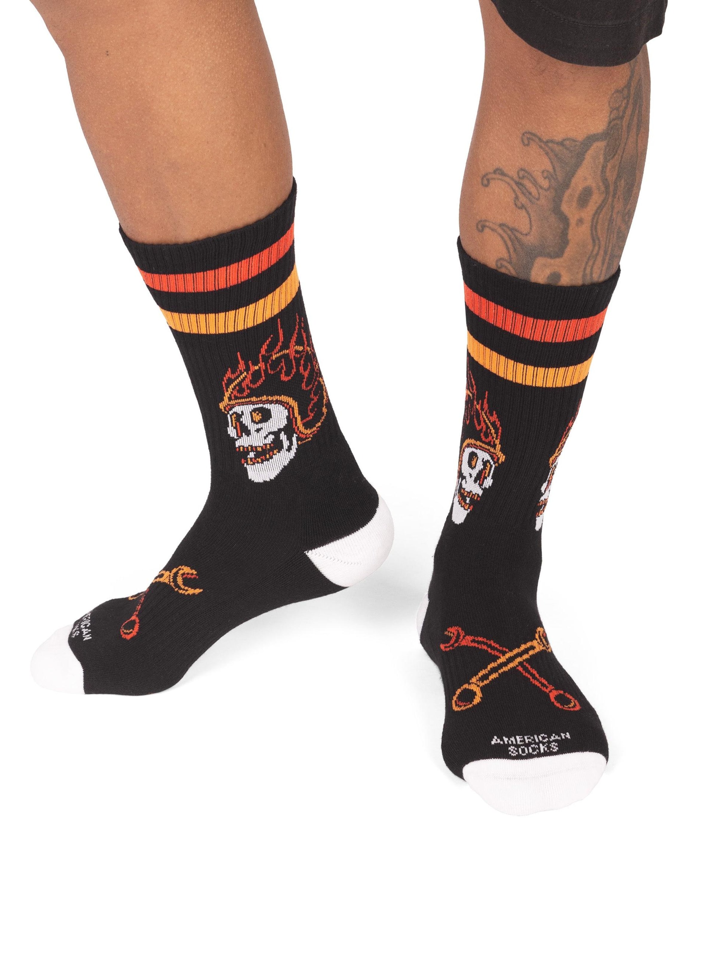 American Socks Socks 'Piston Rebels' in Black