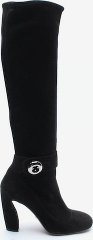 PRADA Stiefel 37 in Schwarz: predná strana