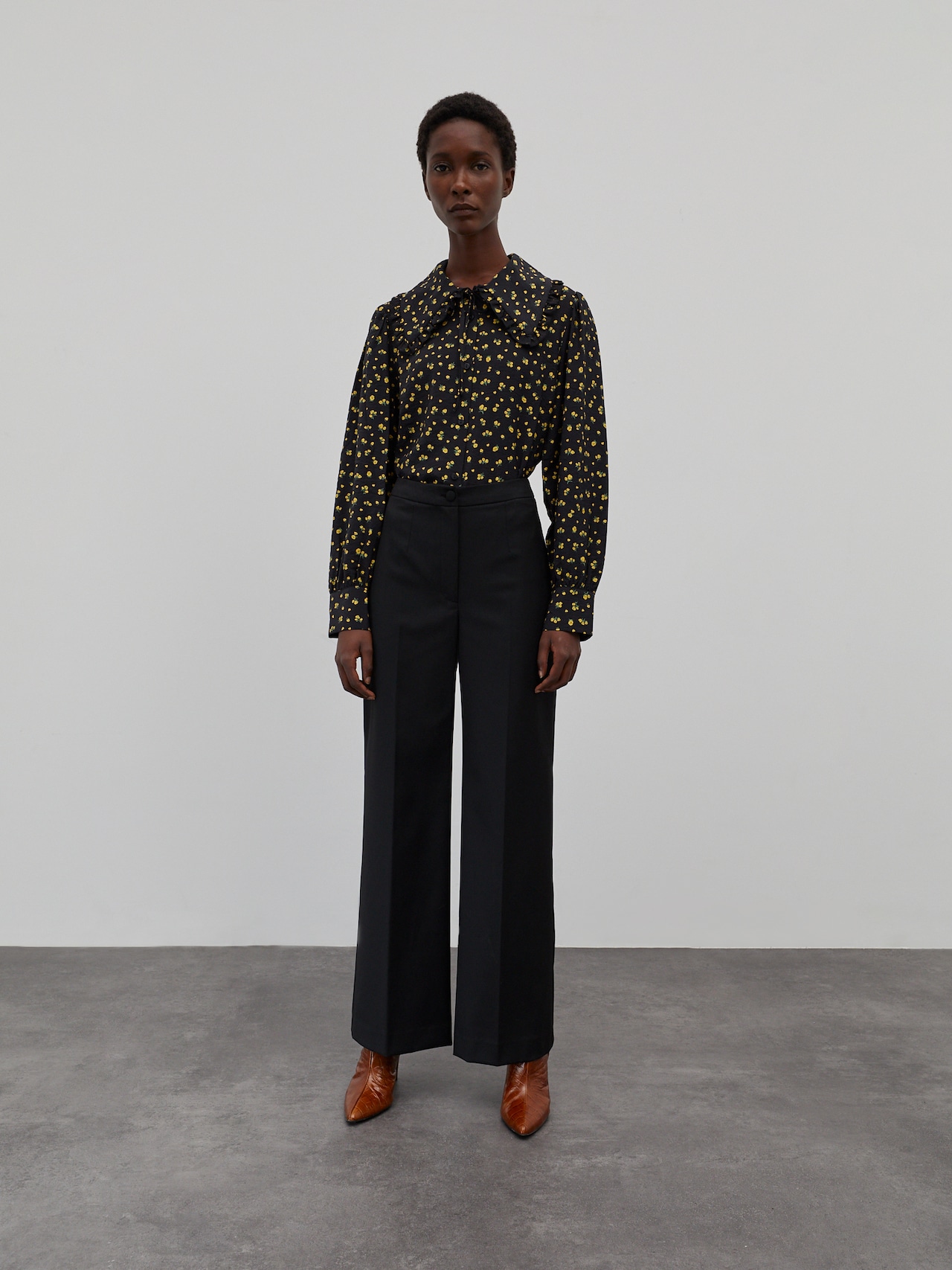 EDITED Broek 'Milana' Zwart