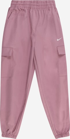 Nike Sportswear Штаны 'STAR' в Лиловый: спереди
