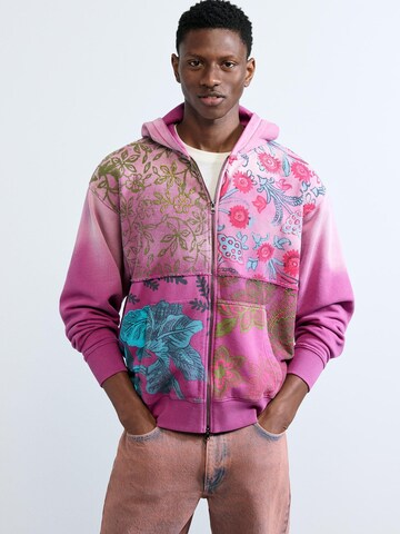 Desigual Dressipluus 'Floral', värv roosa: eest vaates