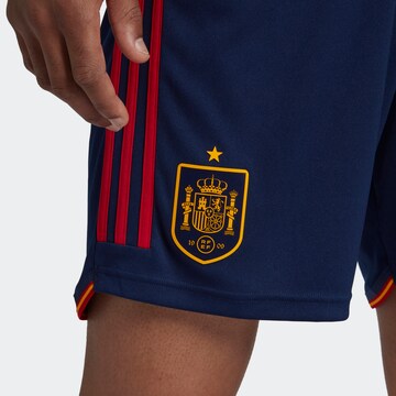 ADIDAS PERFORMANCE Štandardný strih Športové nohavice 'Spain 22 Home' - Modrá