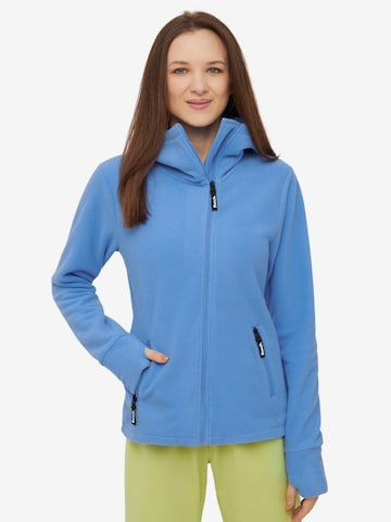 BENCH Fleece Jacket 'NINJA' in Blue: front