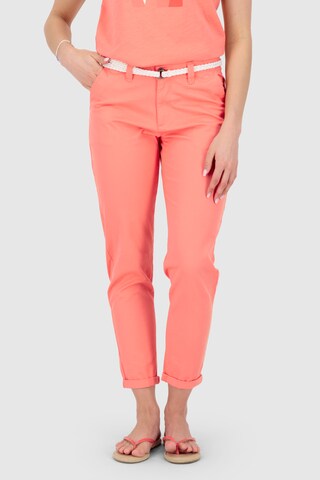 alife & kickin Regular Pants 'Hiroko' in Orange: front