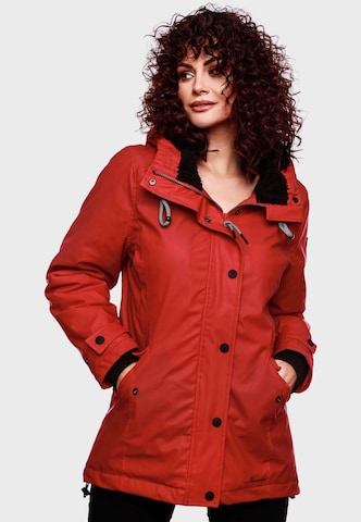 NAVAHOO Winter jacket 'Lindraa' in Red: front