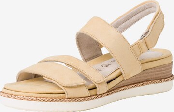 TAMARIS Sandals in Yellow: front