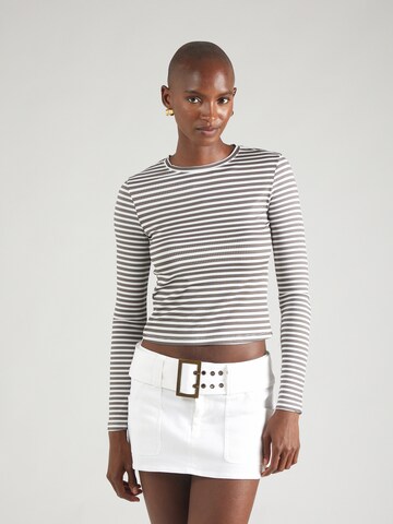 VERO MODA Shirt 'VMNOVA' in Grey: front