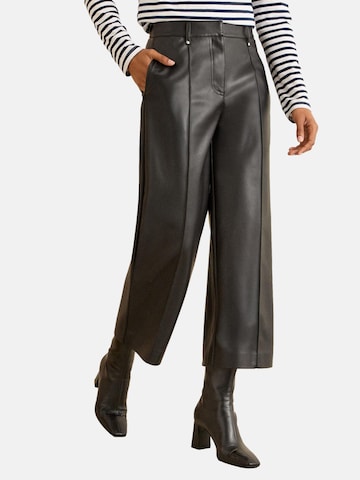 Loosefit Pantalon love & roses en noir : devant