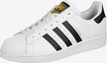 ADIDAS ORIGINALS Σνίκερ χαμηλό 'Superstar' σε λευκό: μπροστά