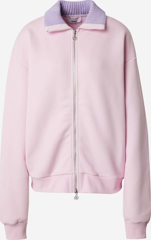 florence by mills exclusive for ABOUT YOU Sweatjacke 'Caro' in Pink: predná strana