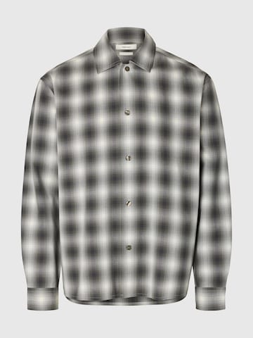 SELECTED - Ajuste confortable Camisa en gris