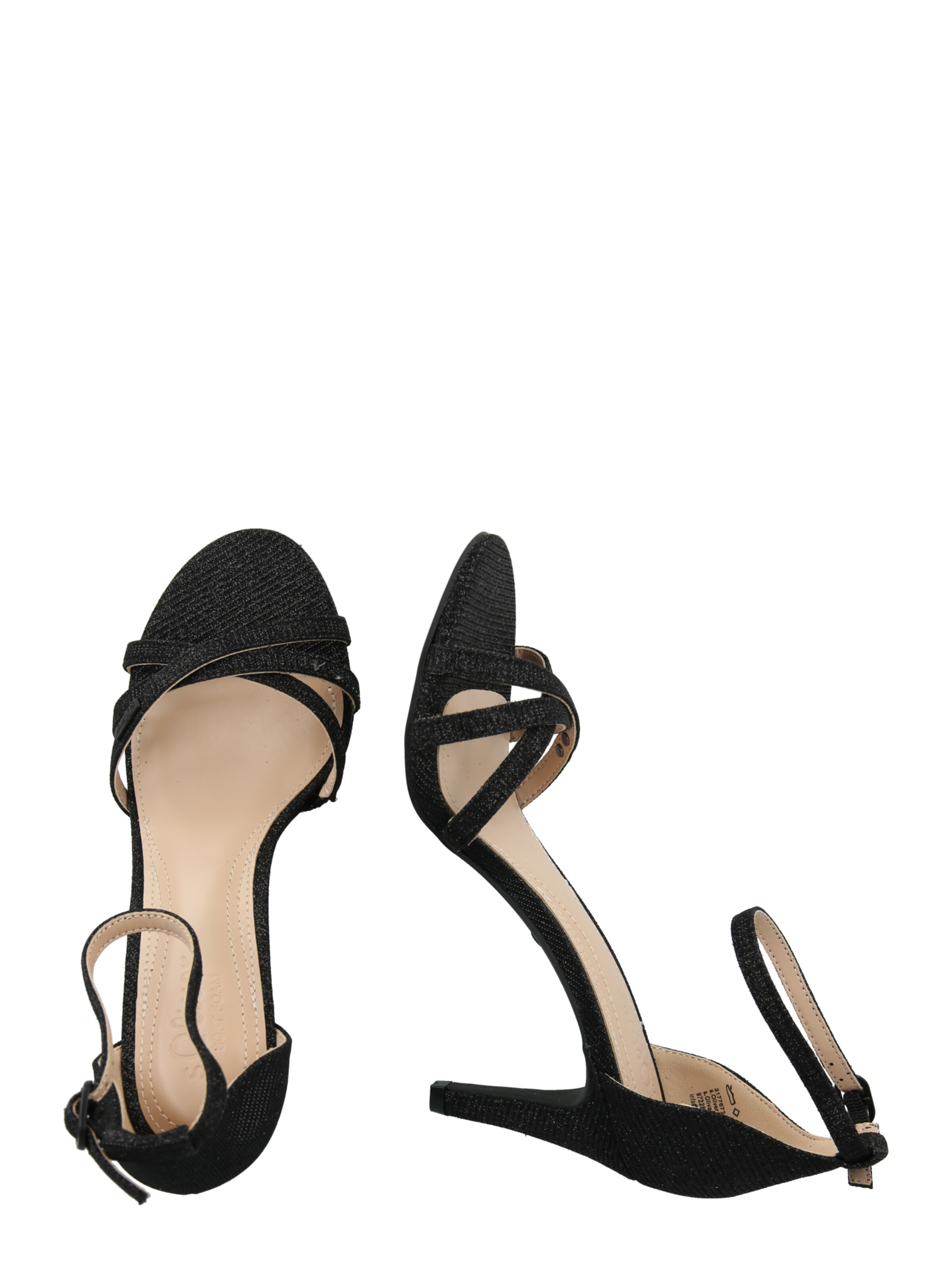 s.Oliver Sandale in Schwarz