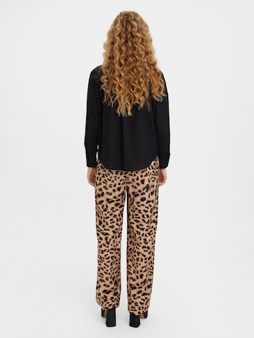 VERO MODA Loosefit Broek 'Anea' in Bruin