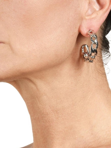 Orecchini 'Sekhmet orecchini a cercio catena placcati argento 925' di Addicted2 in argento