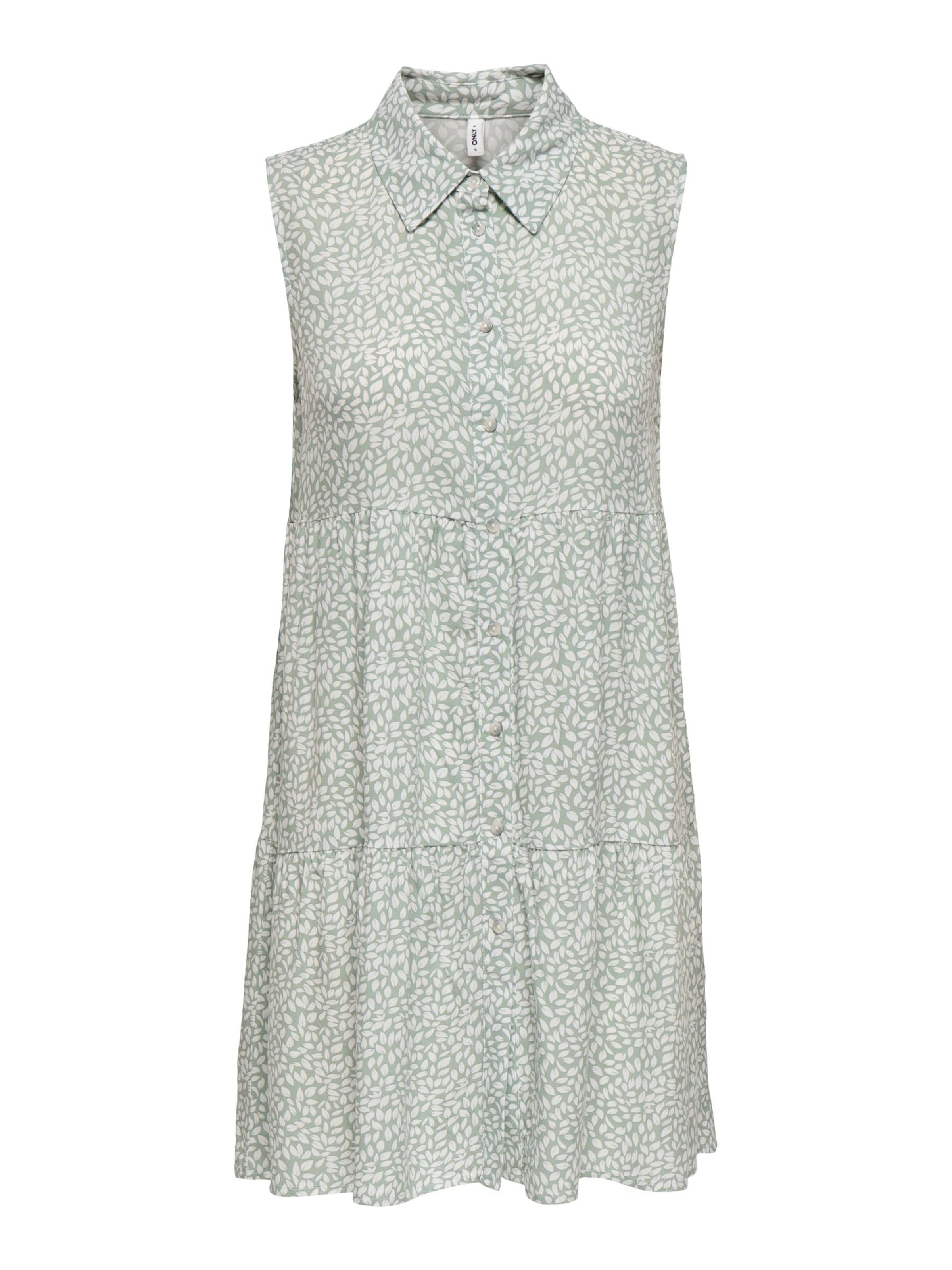 Robe-chemise 'ONLThea' ONLY en vert : devant
