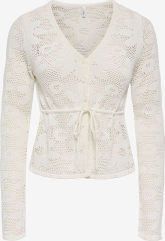 Cardigan 'ONLIsabel' ONLY en beige : devant