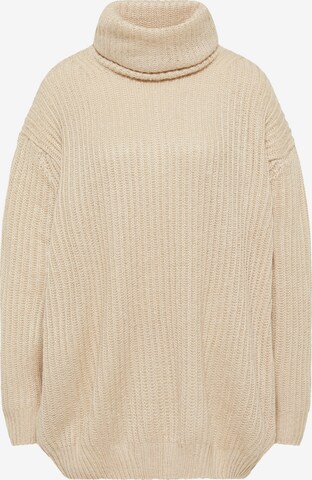 Pull-over oversize RISA en beige : devant