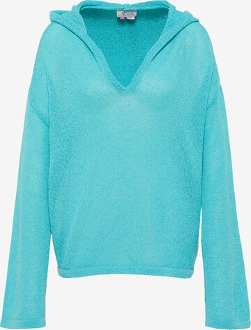 Pull-over IZIA en bleu : devant