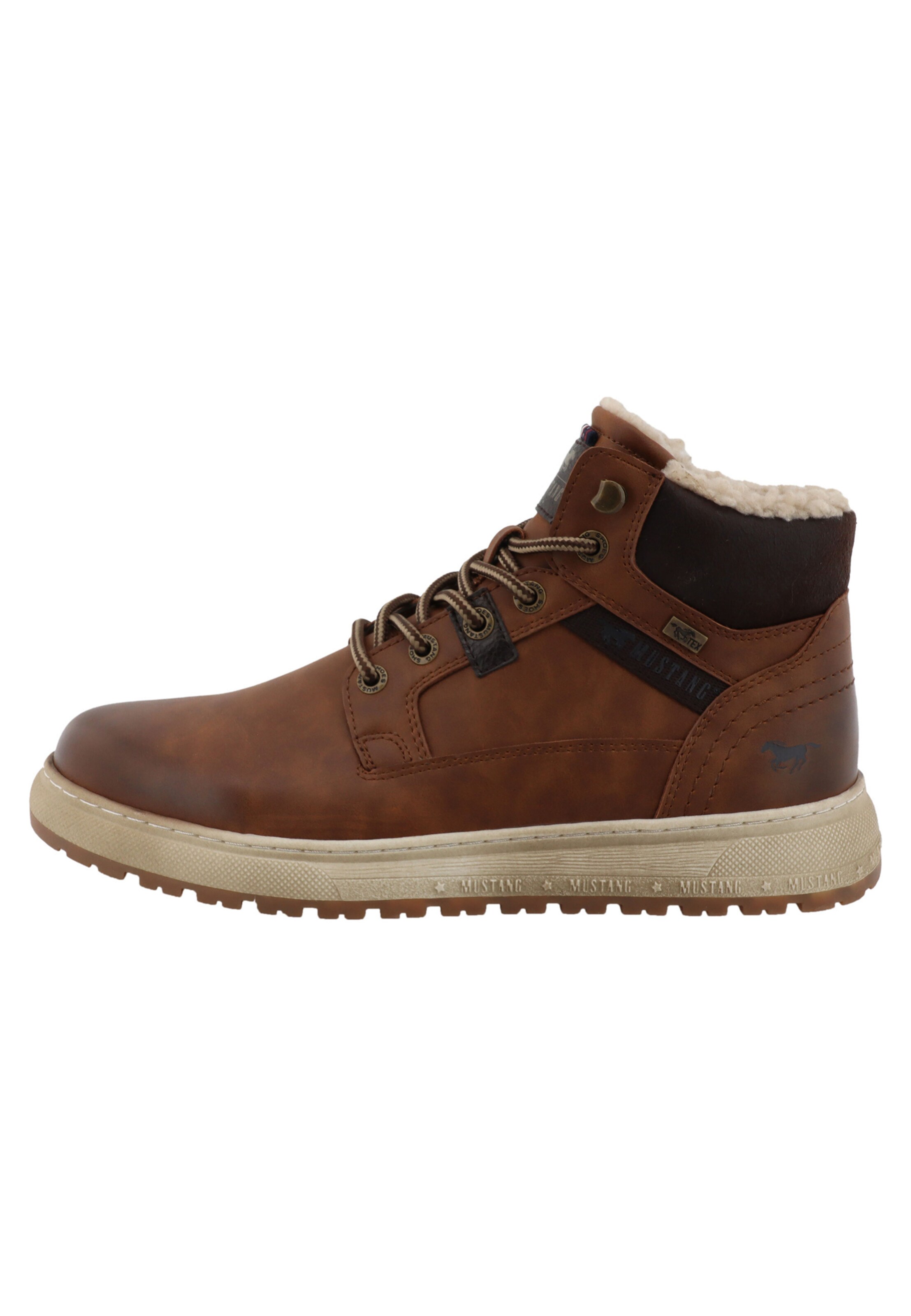 MUSTANG Schnürboots in Braun