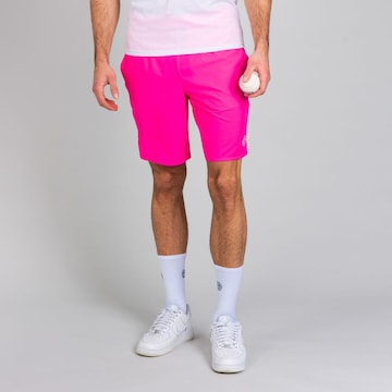 BIDI BADU Normalny krój Spodnie sportowe 'Henry' w kolorze różowy: przód