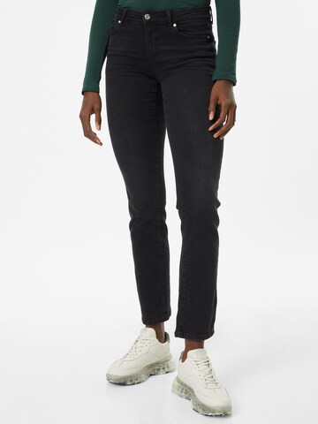 ONLY Slimfit Jeans i svart: framsida