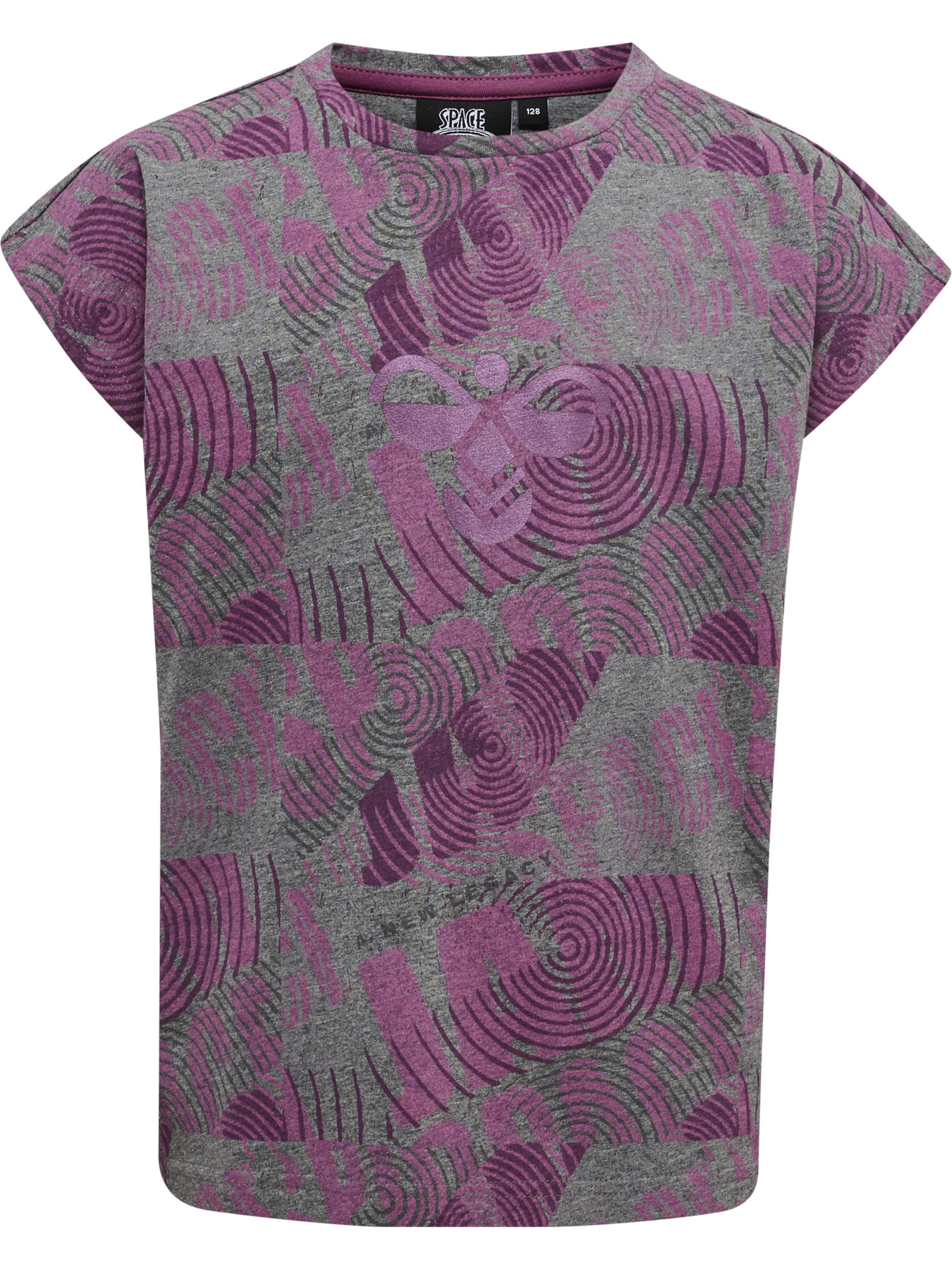 minimum T-Shirt 'Space Jam Diez' in Grau: Vorderseite