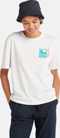 TIMBERLAND T-shirt i vit