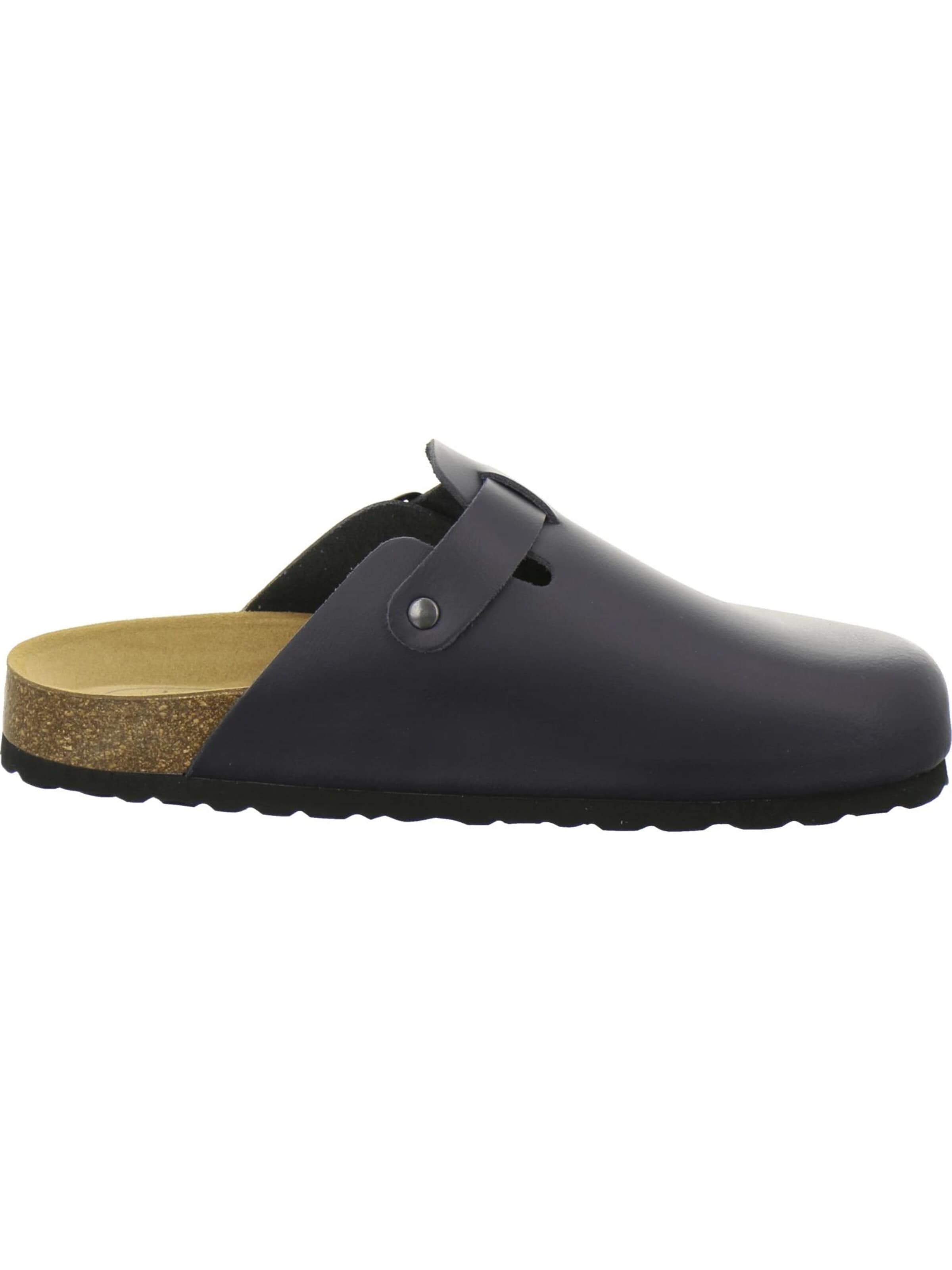 AFS-Schuhe Clogs 'Clogs Herren navy Glattleder' in Blauw