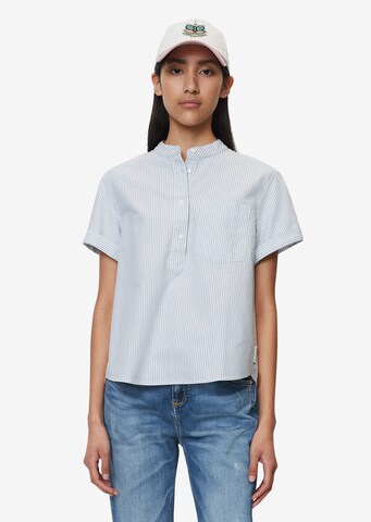 Marc O'Polo DENIM Blouse in Blauw: voorkant