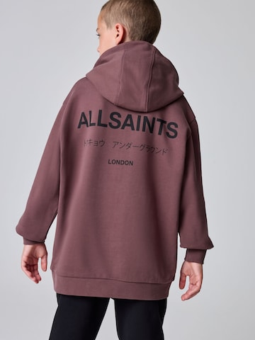 smALLSAINTS - Sweatshirt 'Underground' em castanho: frente