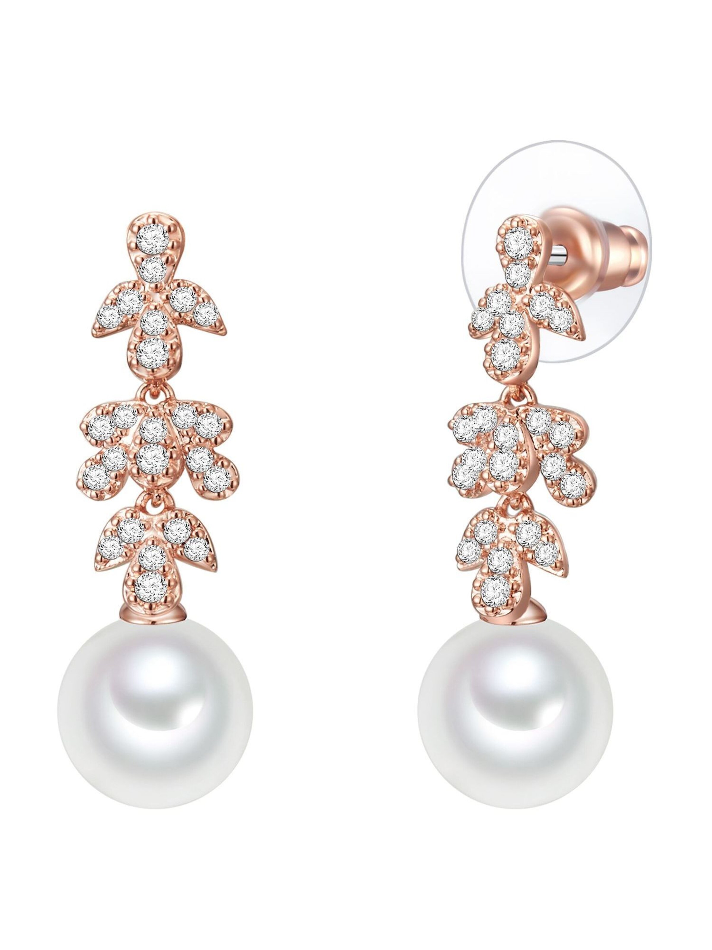 Lulu & Jane Earrings in Gold: front