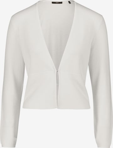 zero Gebreid vest in Wit: voorkant