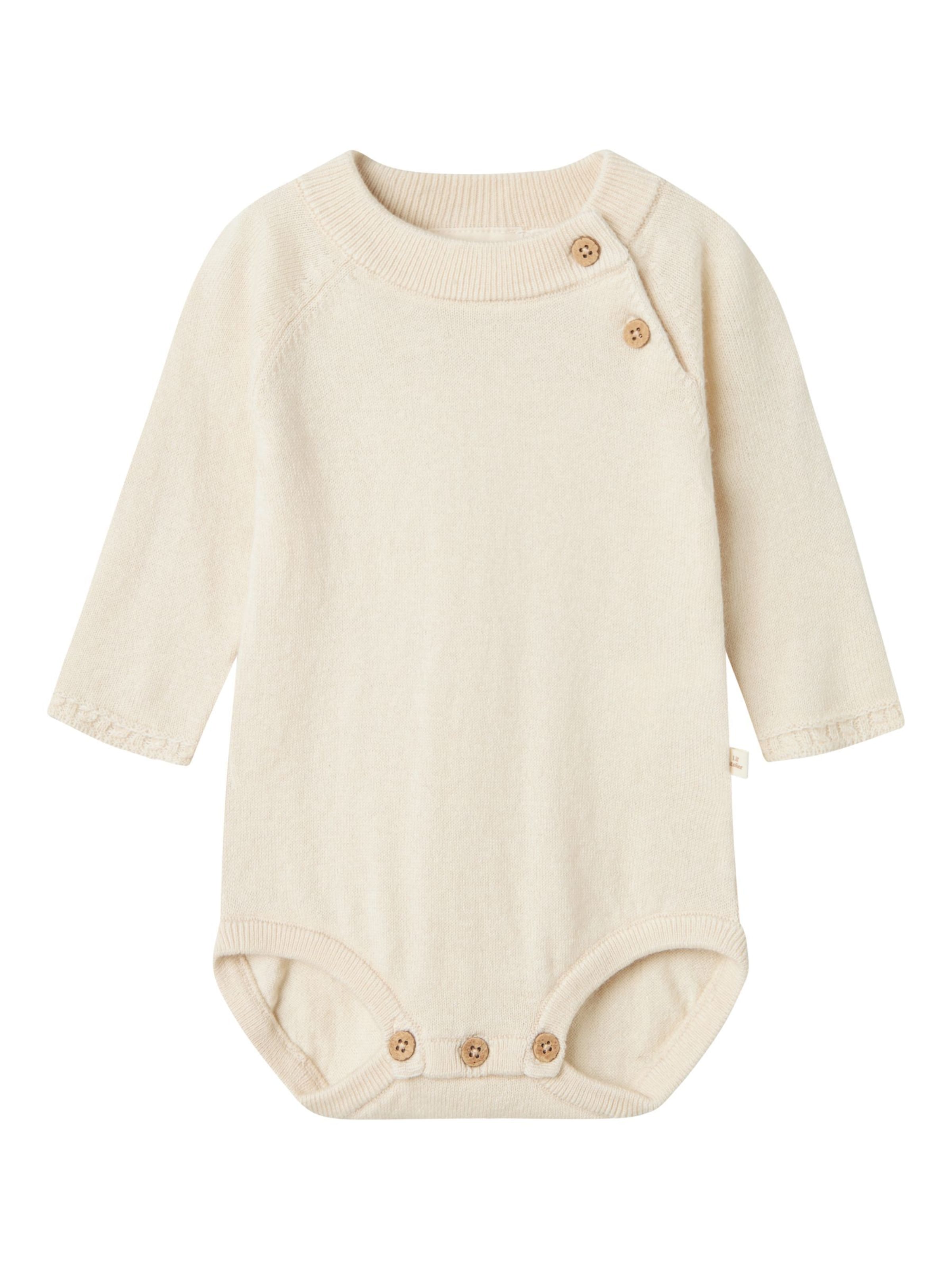 Lil'Atelier - Pijama entero/body en blanco: frente