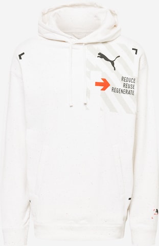 PUMA Sweatshirt in White: front