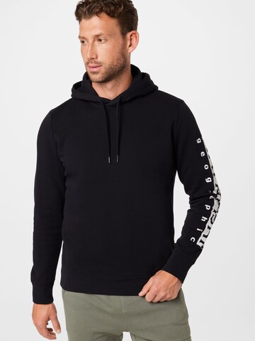 NAPAPIJRI Sweatshirt in Black: front