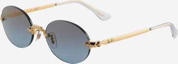 Ray-Ban - Óculos de sol '0RB3929' em ouro: frente