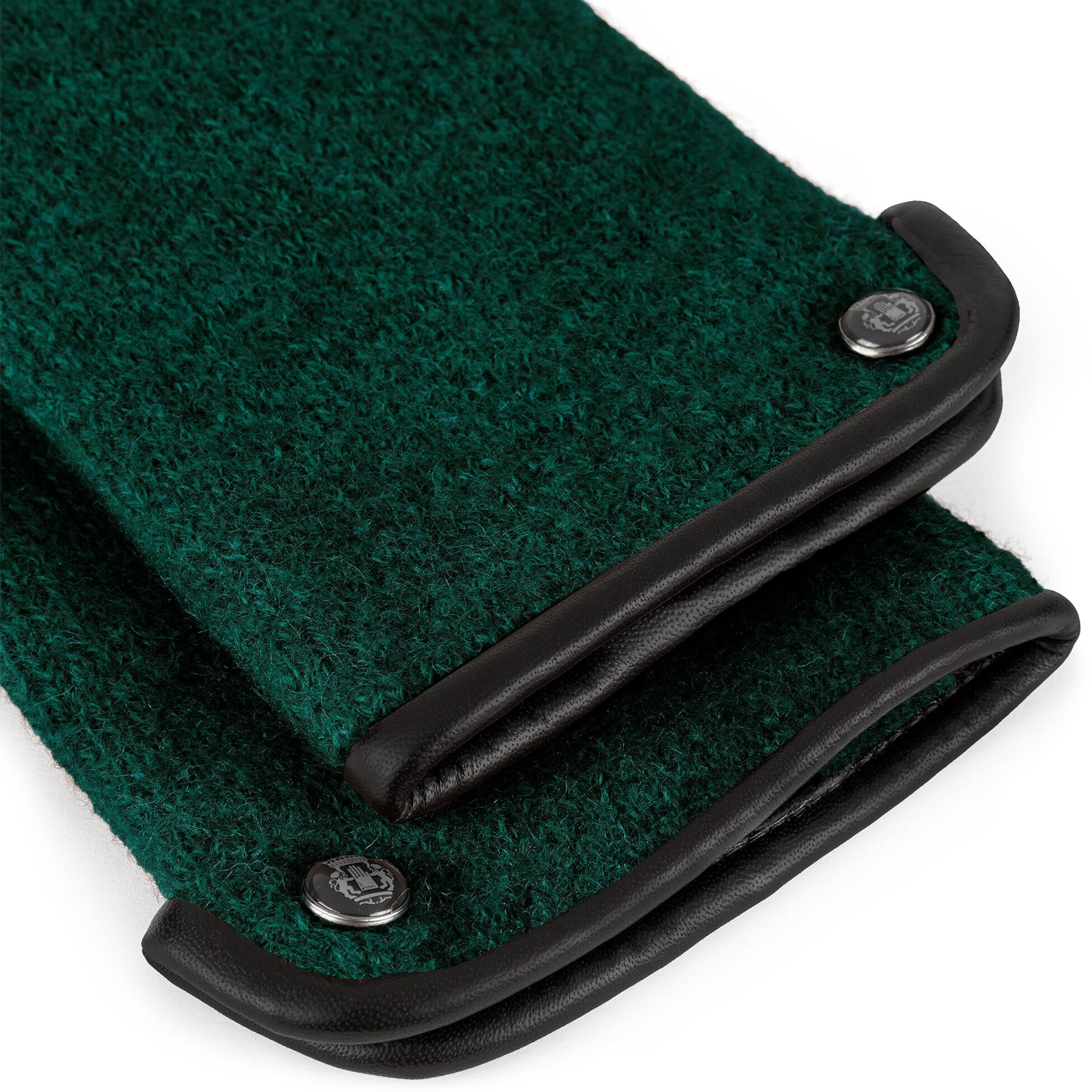Mezzoguanti 'FELTED WOOL' di Roeckl in verde