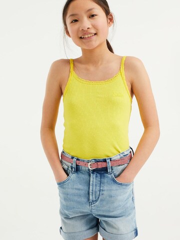 WE Fashion - Top en amarillo