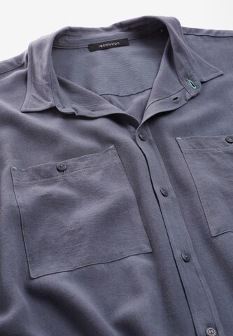 recolution Regular fit Button Up Shirt in Blue